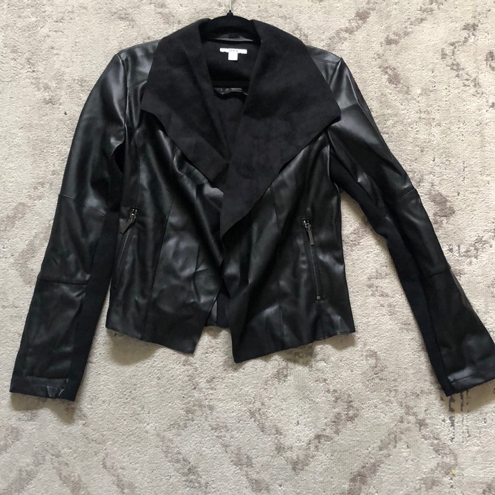 BarIII faux leather jacket